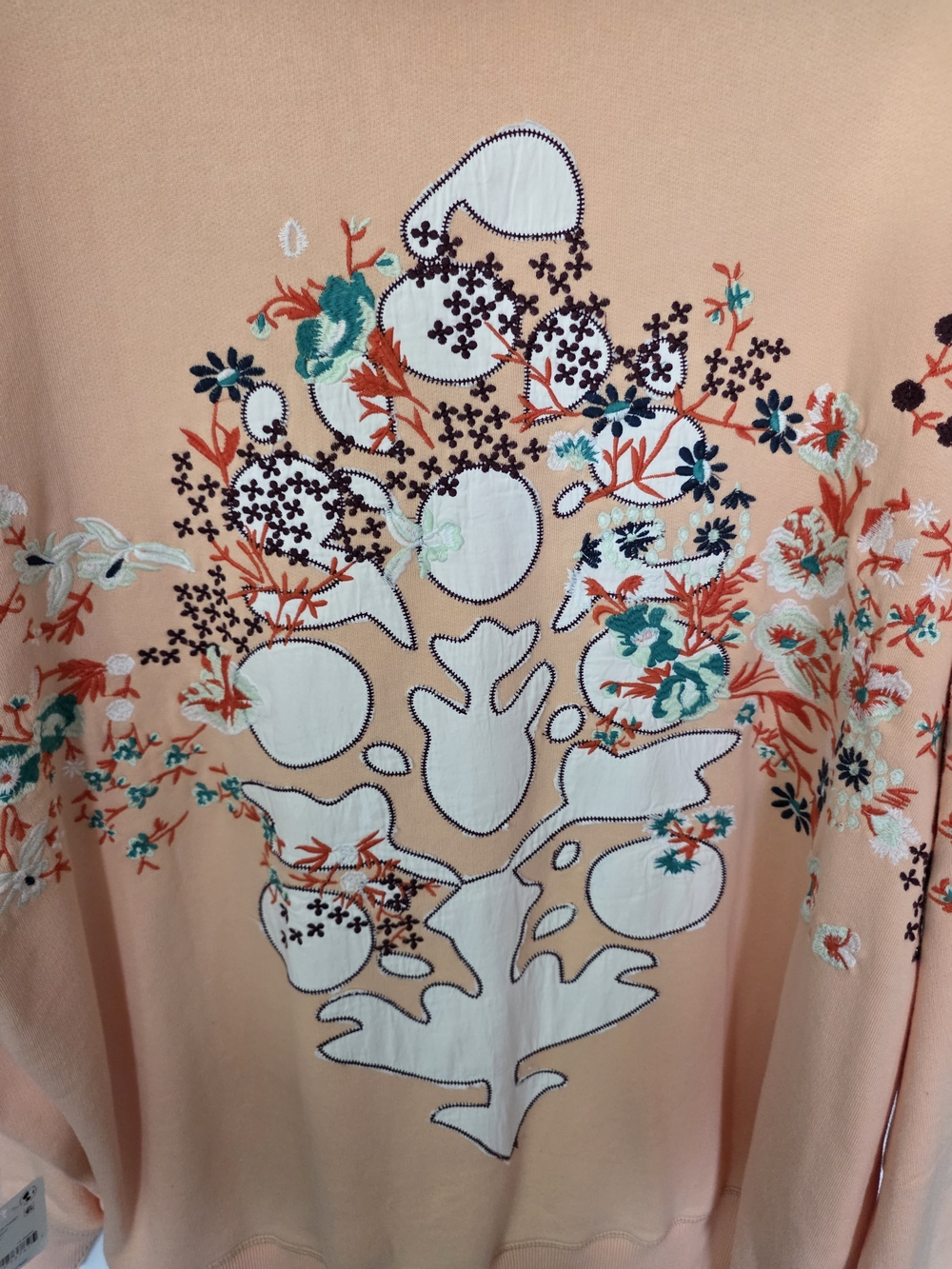 Free People At My Best Embroidered Hoodie NWT Size M - Picture 2 of 11